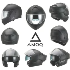 AMOQ Helmet MI200 mattsvart