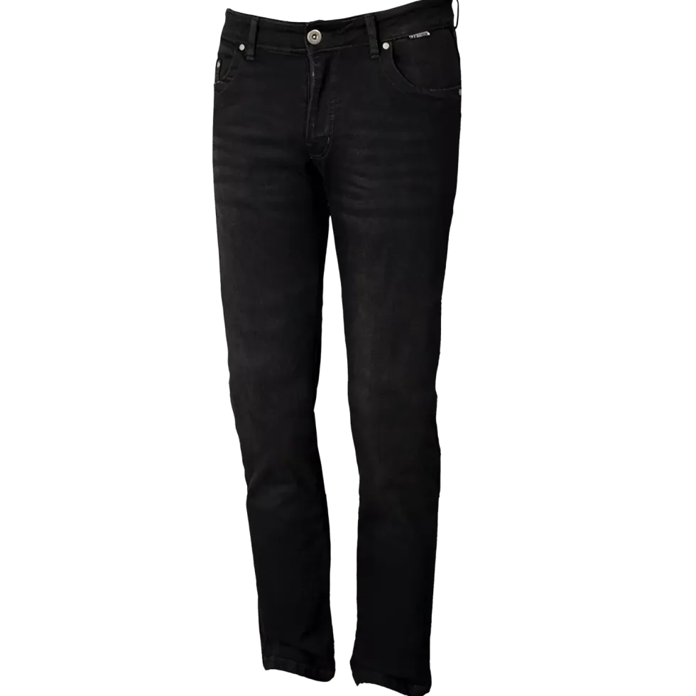 4Bikers Kim Jeans Lång Svart