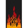 4Bikers Multi Headwear Flames