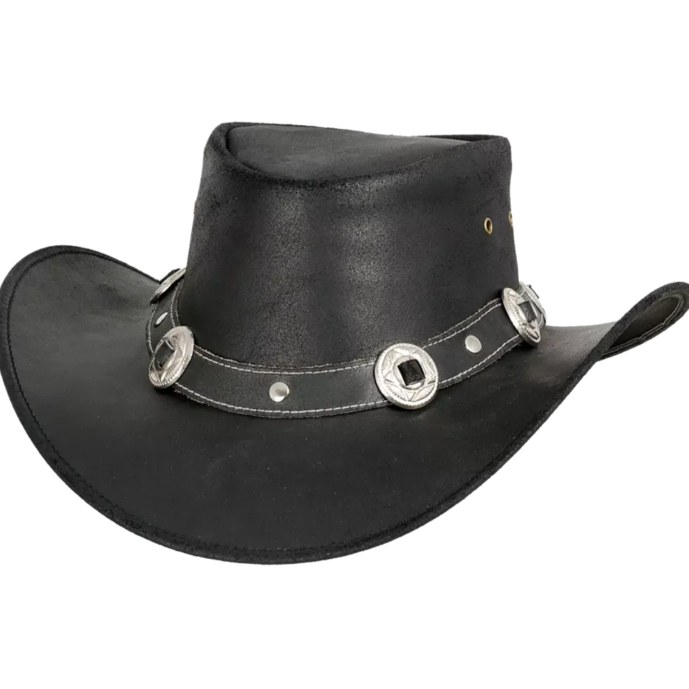 4Bikers Skinnhatt Svart Concho