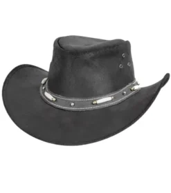 4Bikers Skinnhatt Svart Oilskin