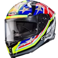Caberg Avalon X Track Svart/Gul/Neonröd/Blå