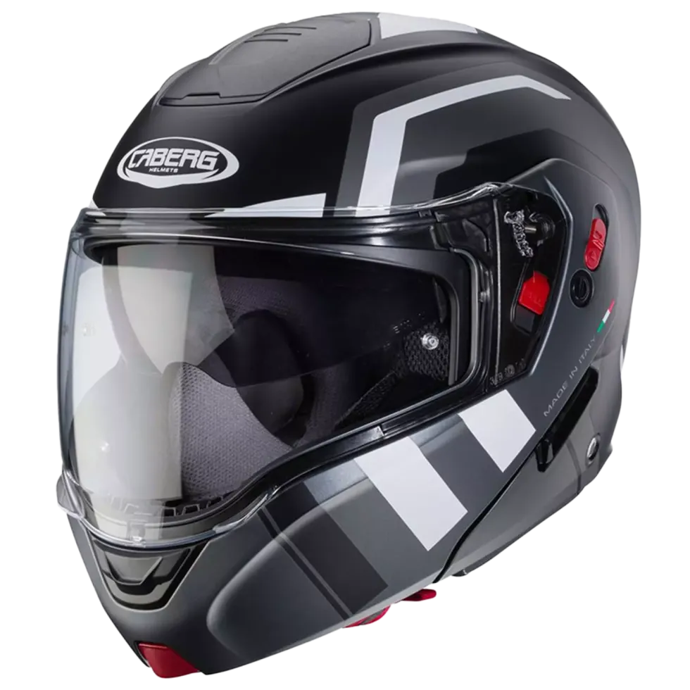 Caberg Horus X Road Matt Svart/Matt Grå/Vit