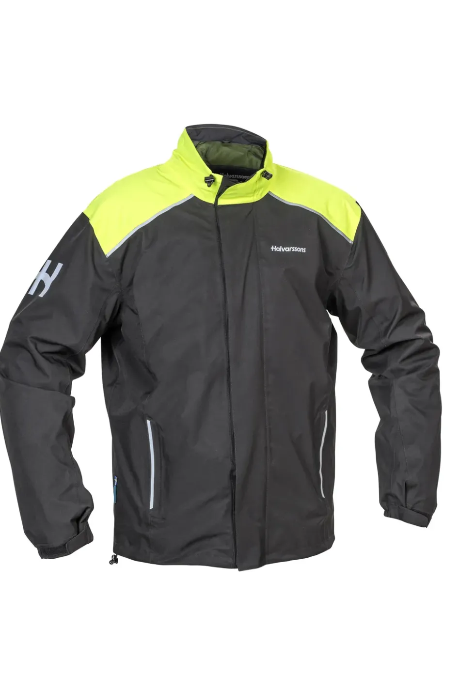 Halvarssons Regnjacka Bofallet HV Gul/Svart