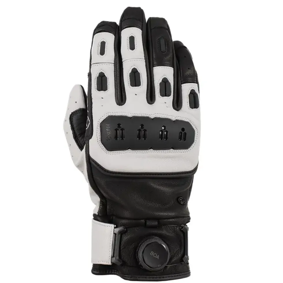 Handske Knox Orsa Leather Mk3 Svart/Vit
