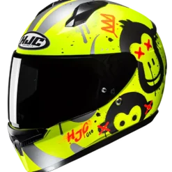 HJC C10 Geti MC3HSF Fluo Gul