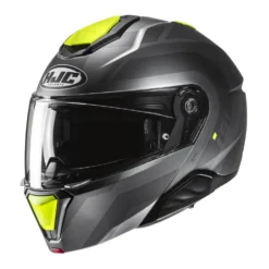 HJC Hjälm i91 Arven Grå/Fluo Gul MC3HSF
