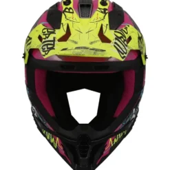 Hjälm Ls2 Mx708 Fast Ii Gorilla Lila/Gul