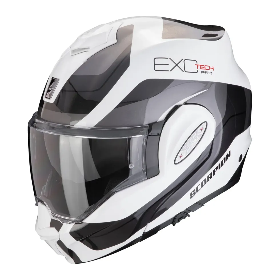 SCORPION Hjälm EXO-TECH EVO PRO Commuta vit/röd